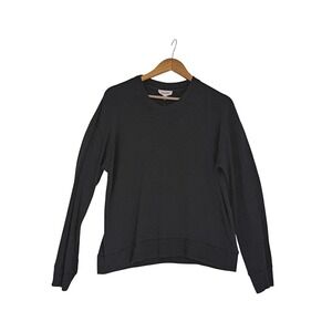 Splendid Collection Black Long Sleeve‎ Crew Neck Knit Sweater Top Womens Medium
